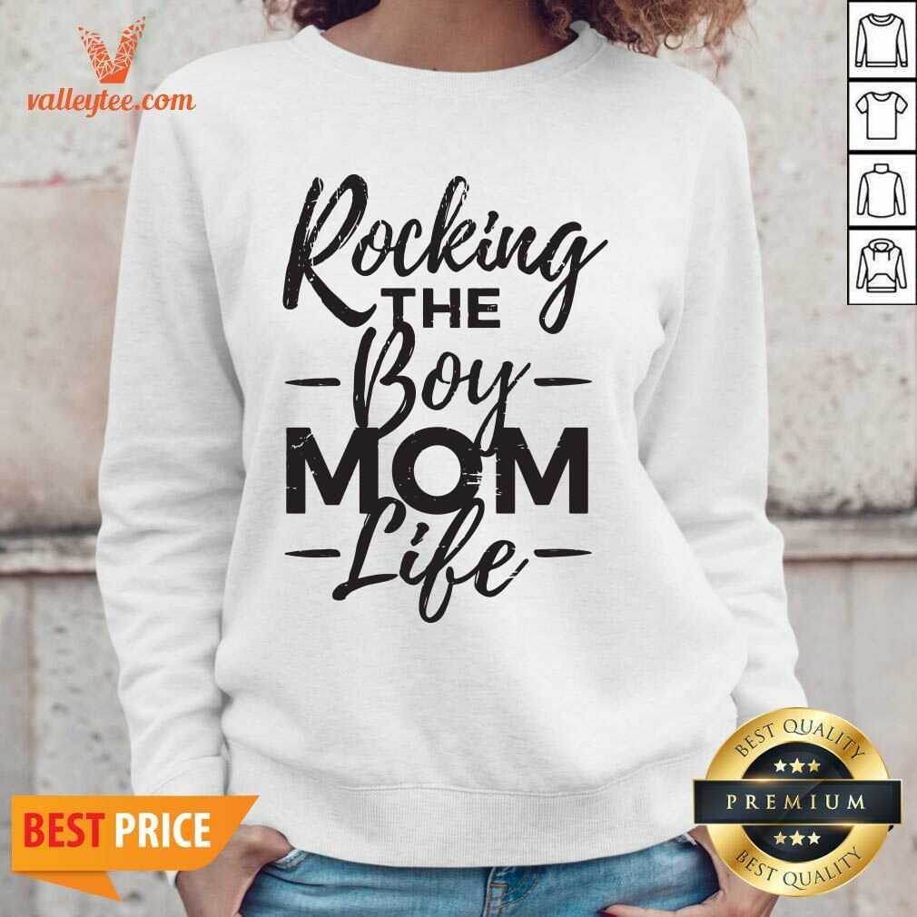 Good Quality Rocking The Boy Mom Life Shirt - Image 5