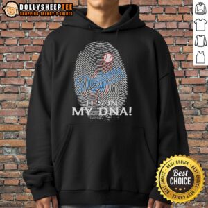Alternative view of Original Los Angeles Dodgers MLB It's In My DNA Fingerprint T-Shirt