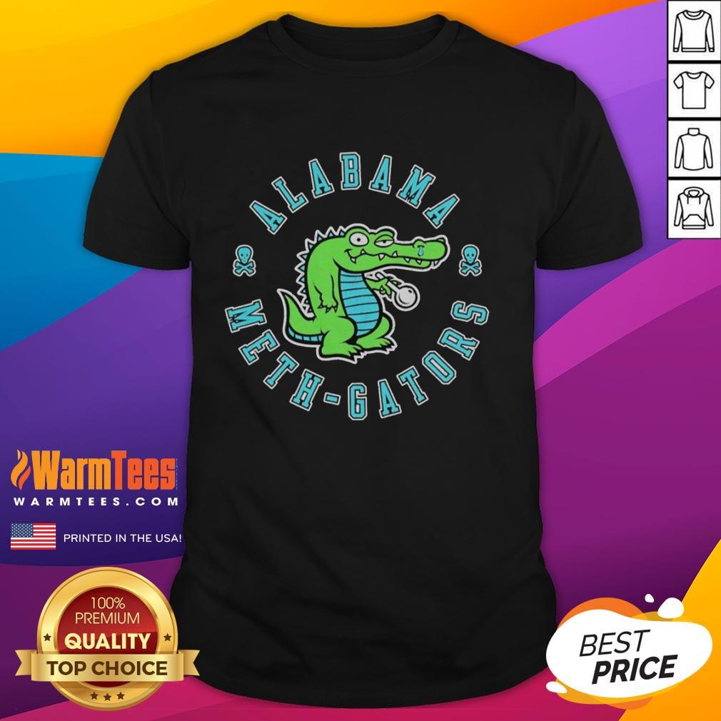 Premium Alabama Meth-Gators Cartoon T-Shirt