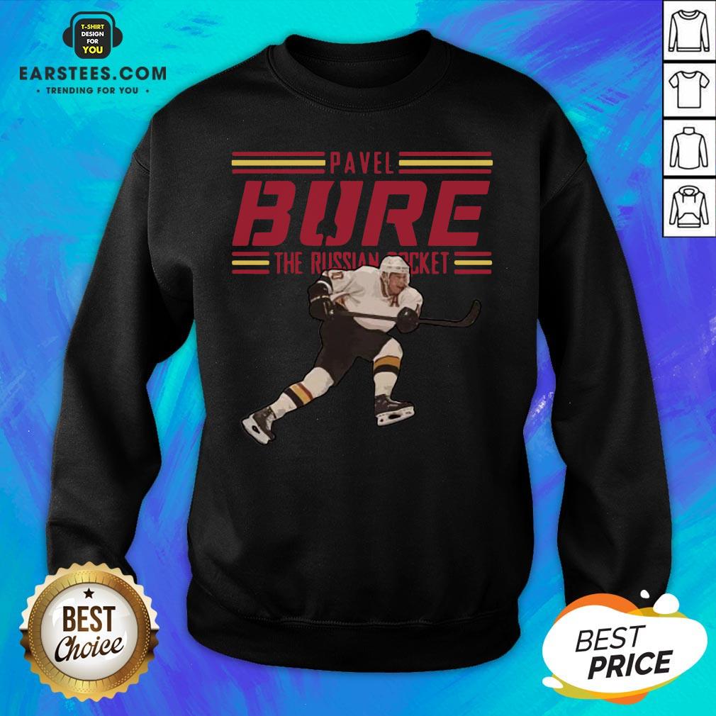 Nice Pavel Bure The Russian Rocket Play T-Shirt - Image 5