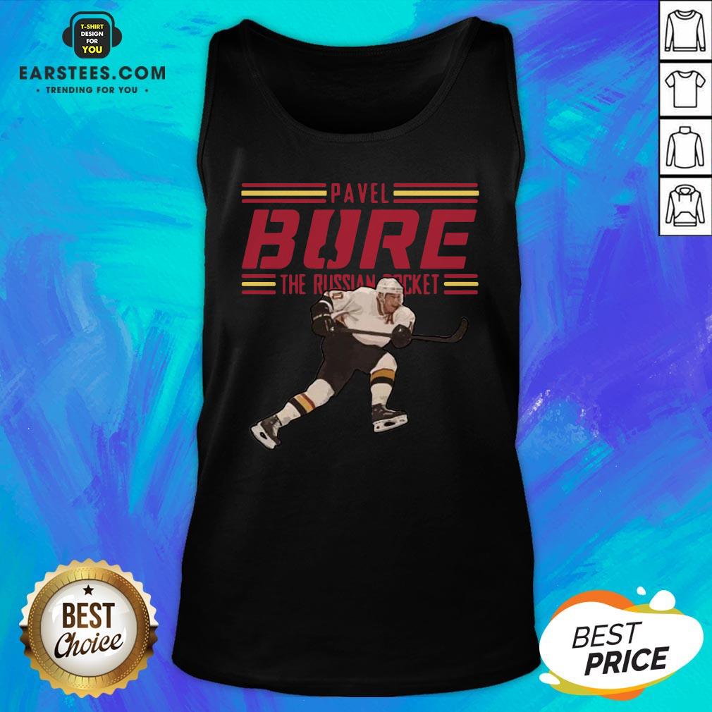 Nice Pavel Bure The Russian Rocket Play T-Shirt - Image 4