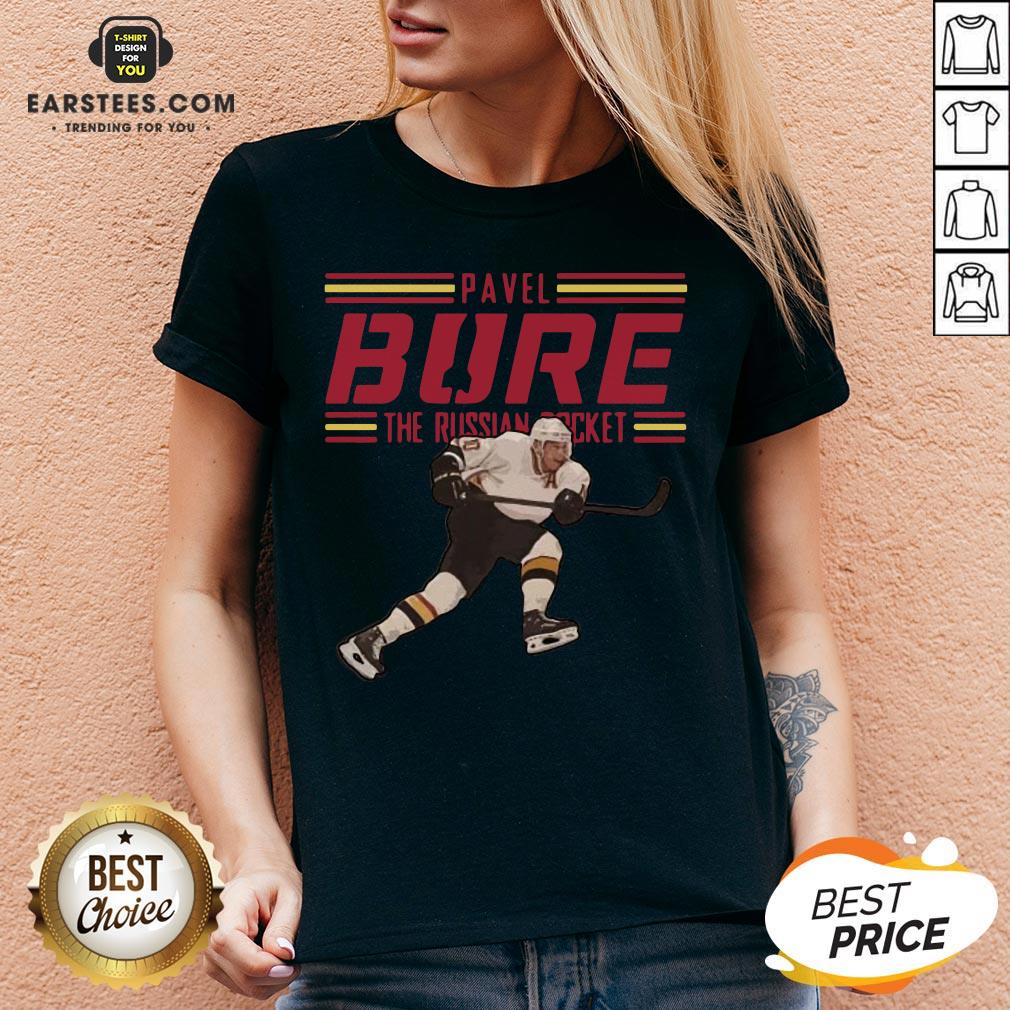 Nice Pavel Bure The Russian Rocket Play T-Shirt - Image 3