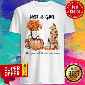 Just A Girl Who Loves Fall And Wire For Terries Halloween Shirt