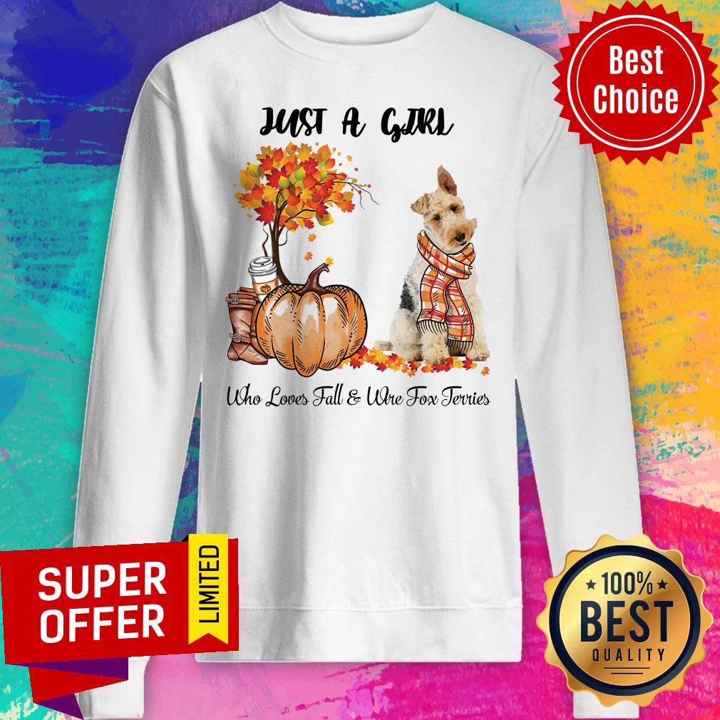 Just A Girl Who Loves Fall And Wire For Terries Halloween Shirt - Image 4