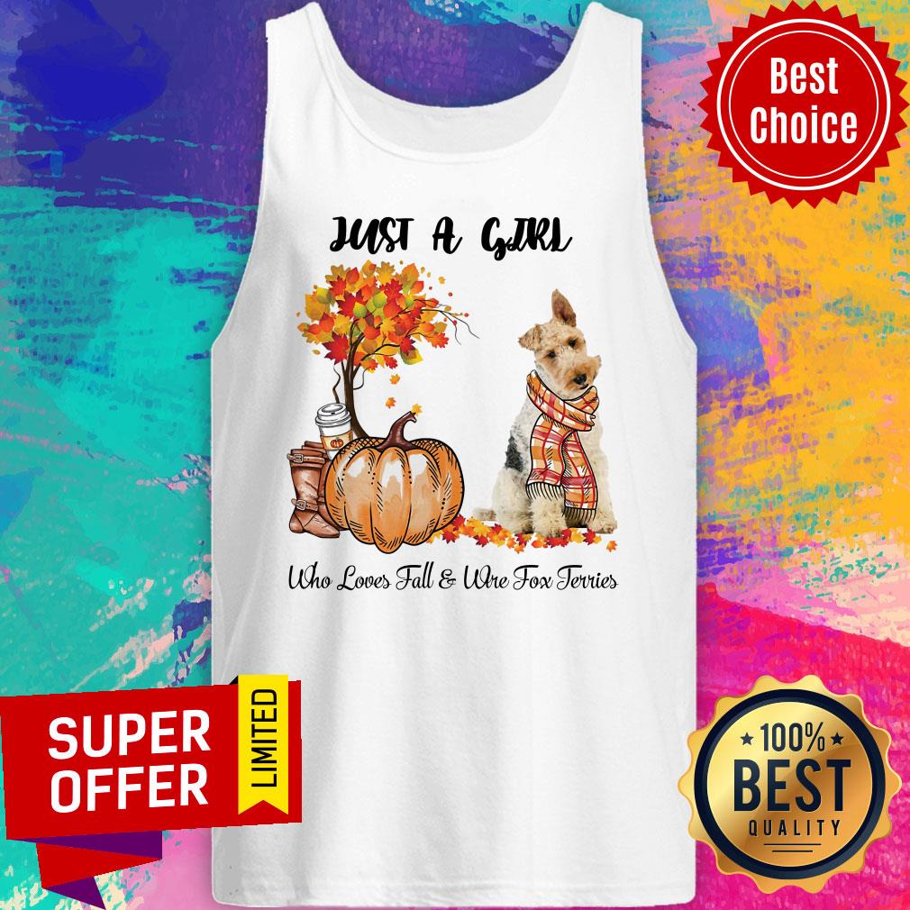 Just A Girl Who Loves Fall And Wire For Terries Halloween Shirt - Image 3