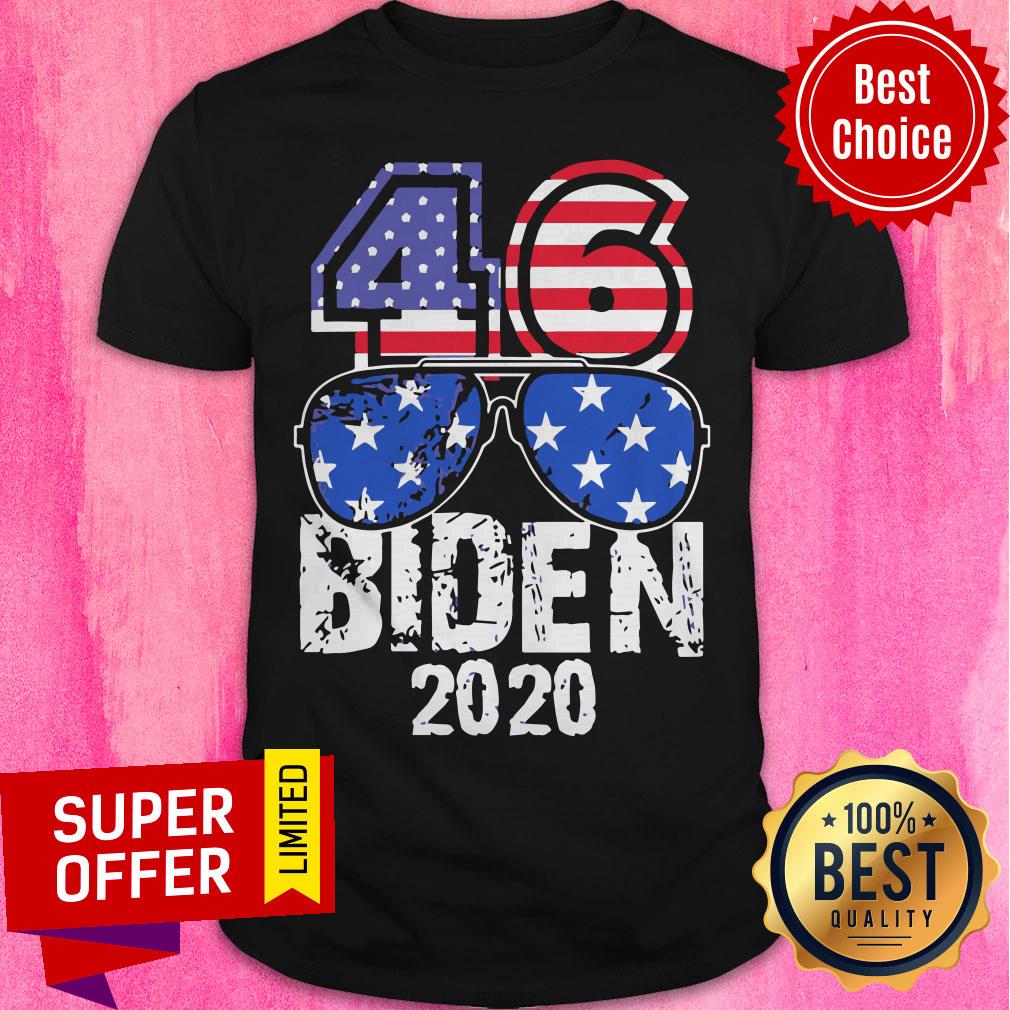 Premium 46 Biden Flip Trump 2020 American Flag Shirt