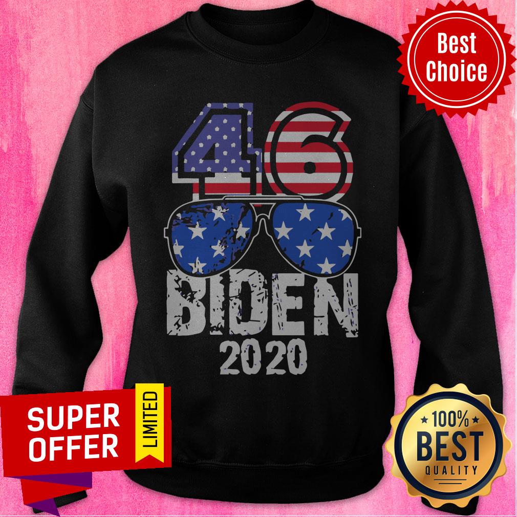 Premium 46 Biden Flip Trump 2020 American Flag Shirt - Image 3