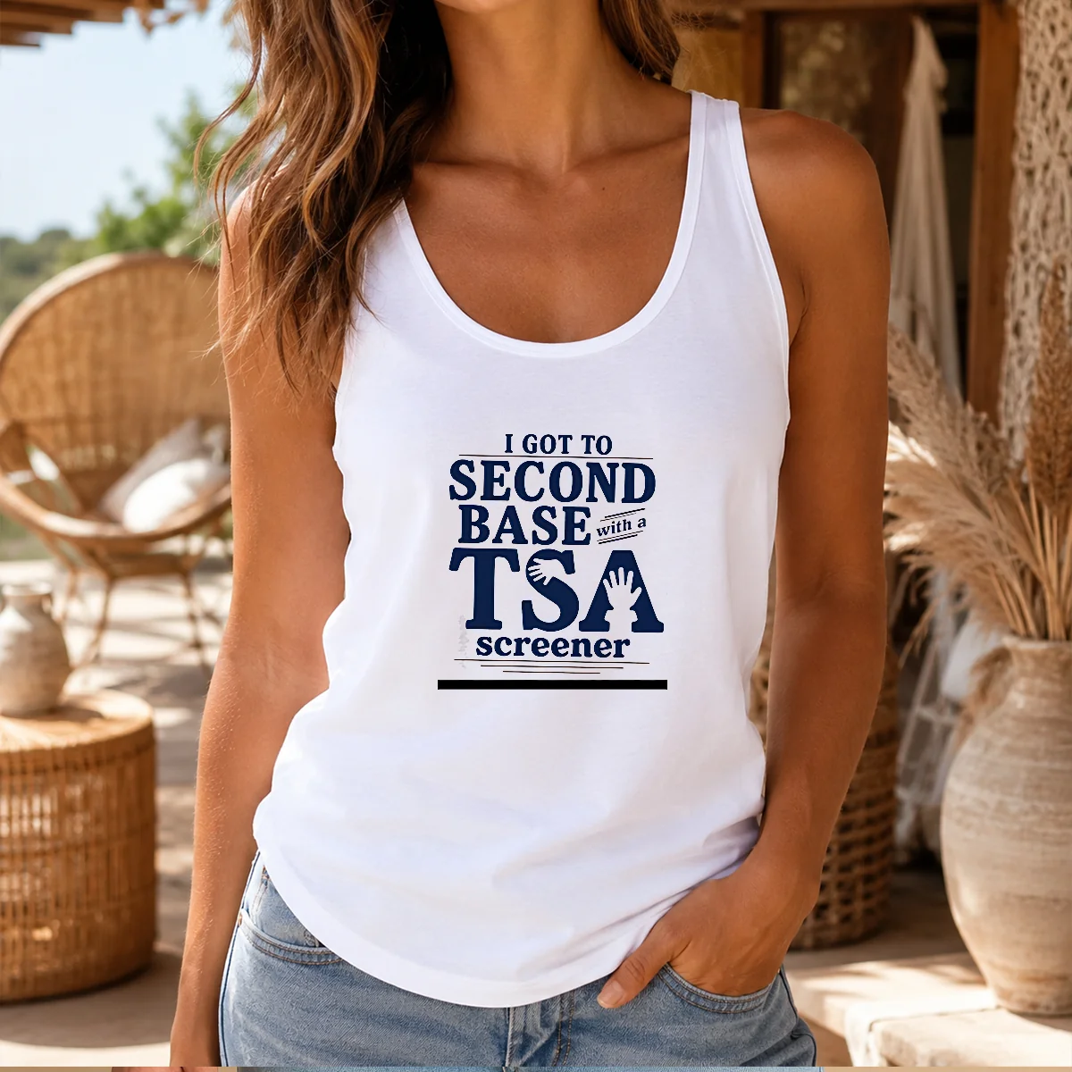 Pretty I Got To Second Base With A TSA Screener Shirt - Image 3