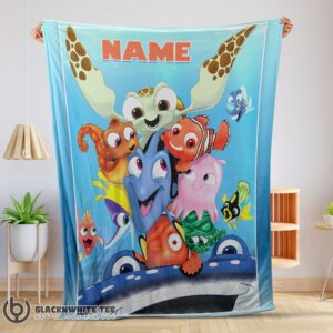 Perfect Finding Nemo With Friends Blanket Fleece Customized Blanket
