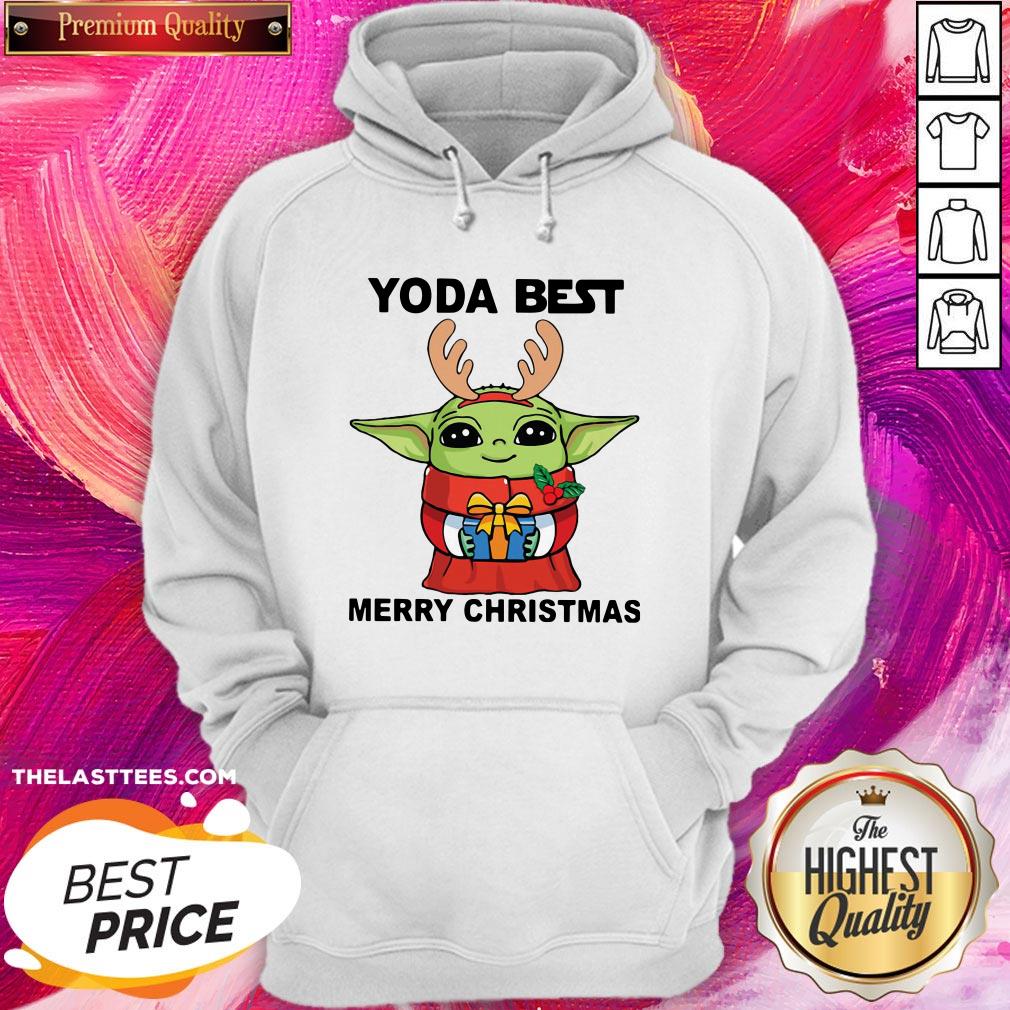 Nice Yoda Reindeer Best Merry Christmas Shirt - Image 4