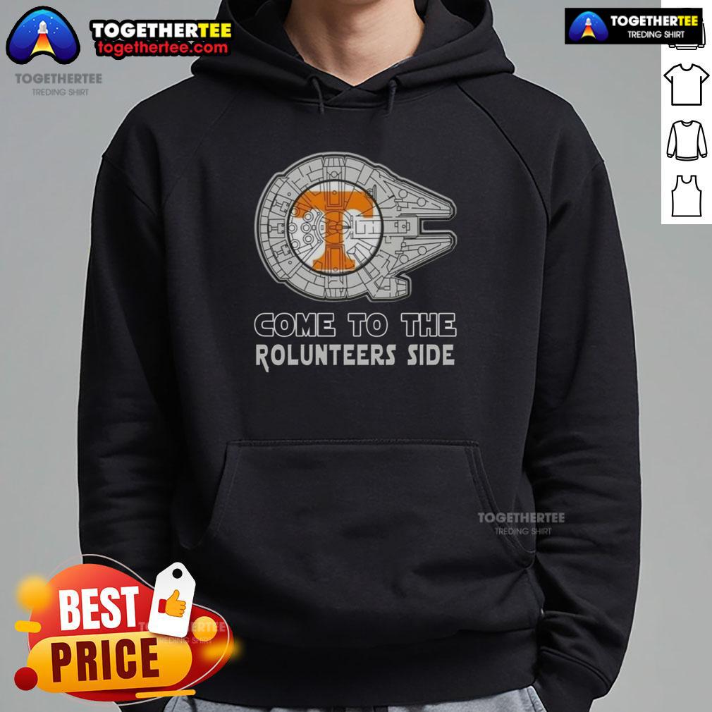 Good Star Wars Come To The Tennessee Volunteers Side T-Shirt - Image 2