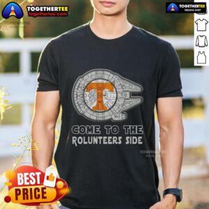 Good Star Wars Come To The Tennessee Volunteers Side T-Shirt