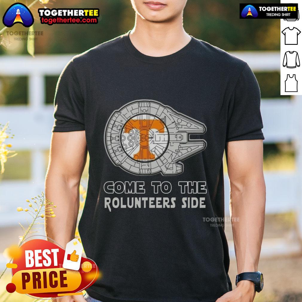 Good Star Wars Come To The Tennessee Volunteers Side T-Shirt