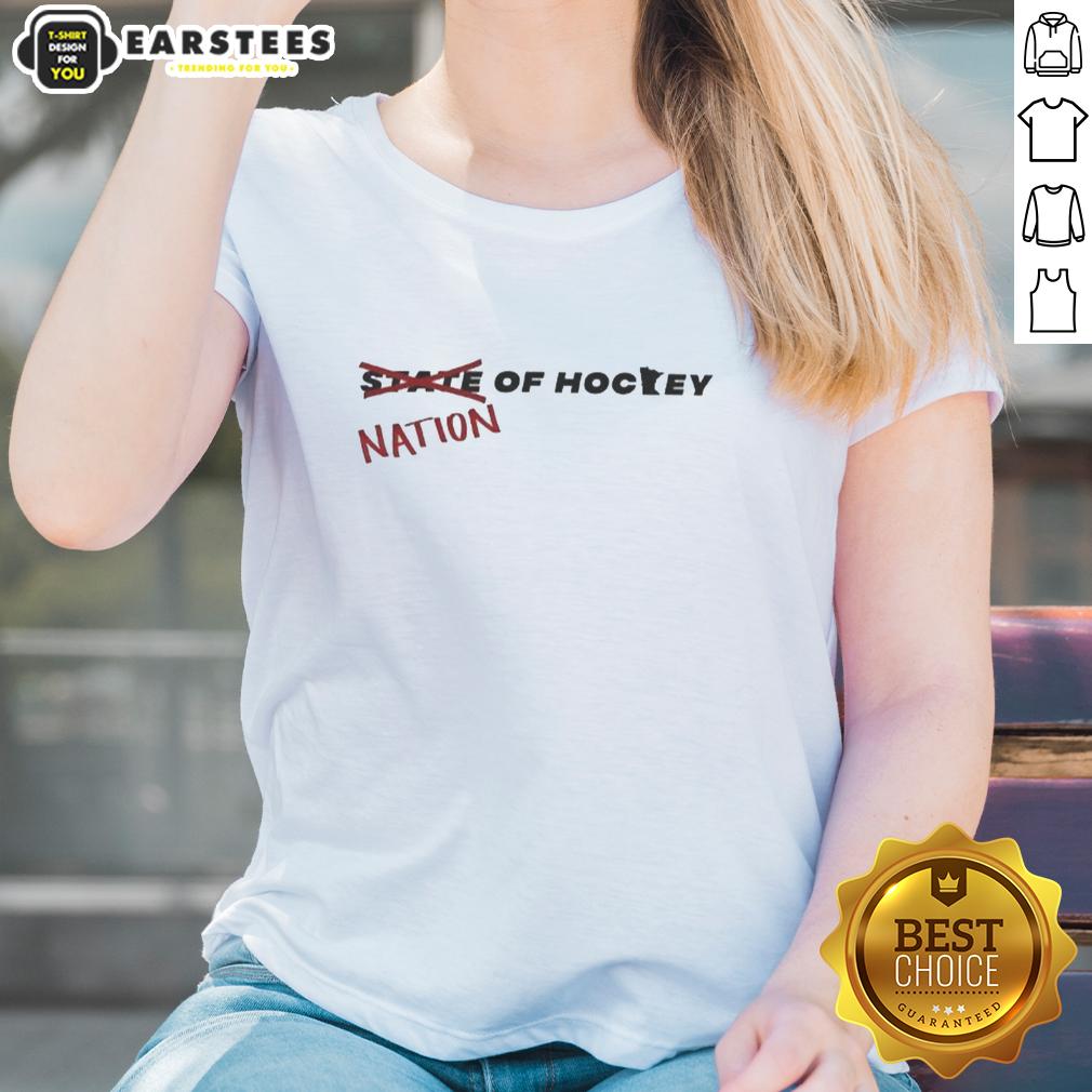 Nice Nation Of Hockey Meme T-Shirt - Image 3