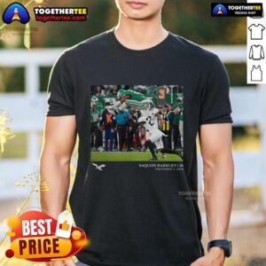 Official Saquon Barkley Philadelphia Eagles NFL Flash Features Week 9 T-Shirt
