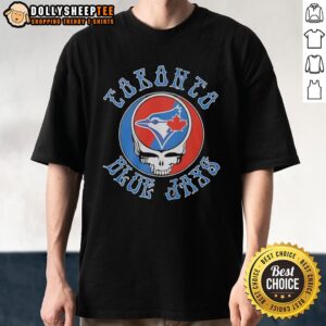 Official Toronto Blue Jays X Grateful Dead Steal Your Face Logo Mashup T-Shirt