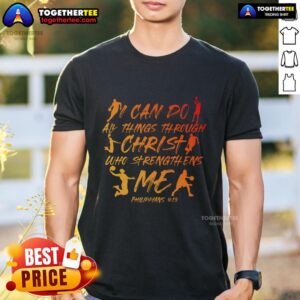 Premium I Can Do All Things Through Christ Christian Basketball T-Shirt