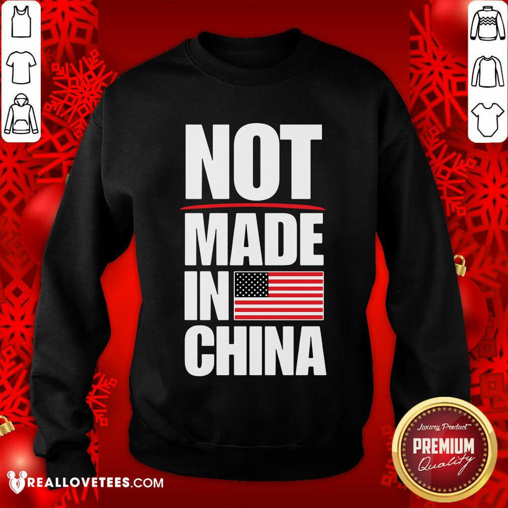 Beautiful Not Made In China American Flag Shirt - Image 3
