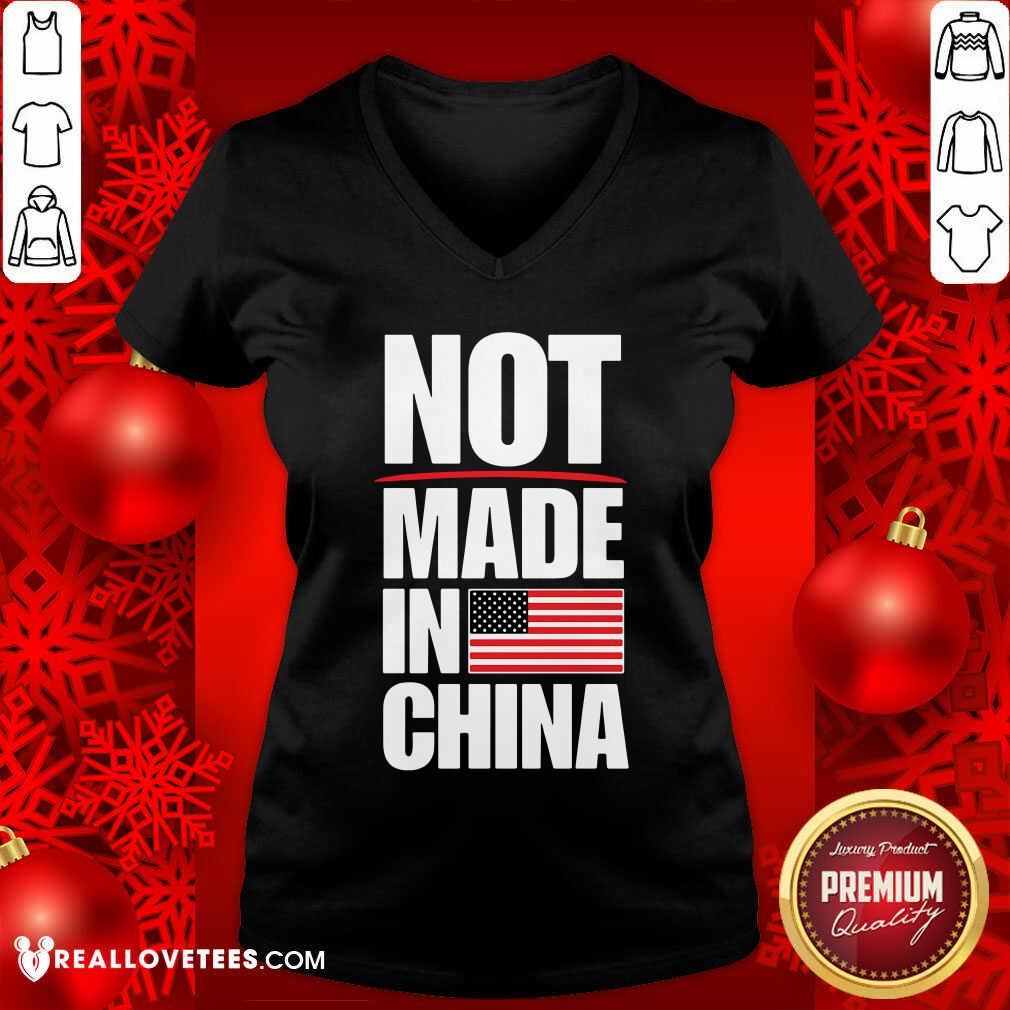 Beautiful Not Made In China American Flag Shirt - Image 5