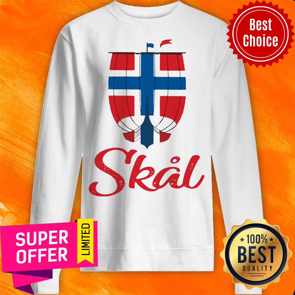 Top Norwegian Skal Viking Flag Shirt - Image 3