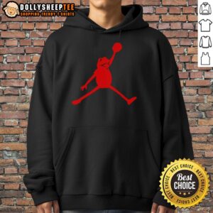 Alternative view of Top Jordan Frogs Jump Dunkman Kermit Parody T-Shirt