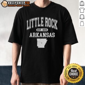 Top Little Rock Arkansas Est 1835 Varsity T-Shirt