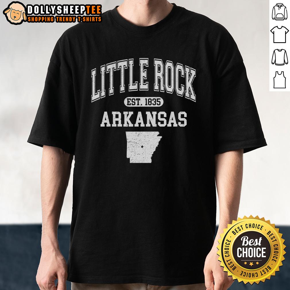 Top Little Rock Arkansas Est 1835 Varsity T-Shirt