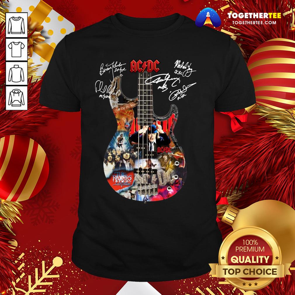 Pretty AC DC Guitar All Signature Shirt