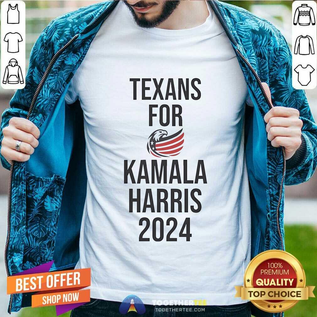 Official Texans For Kamala Harris 2024 T-Shirt