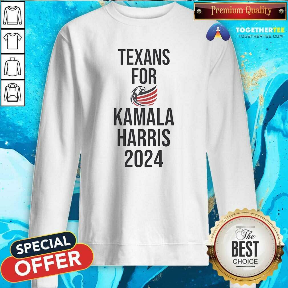 Official Texans For Kamala Harris 2024 T-Shirt - Image 5