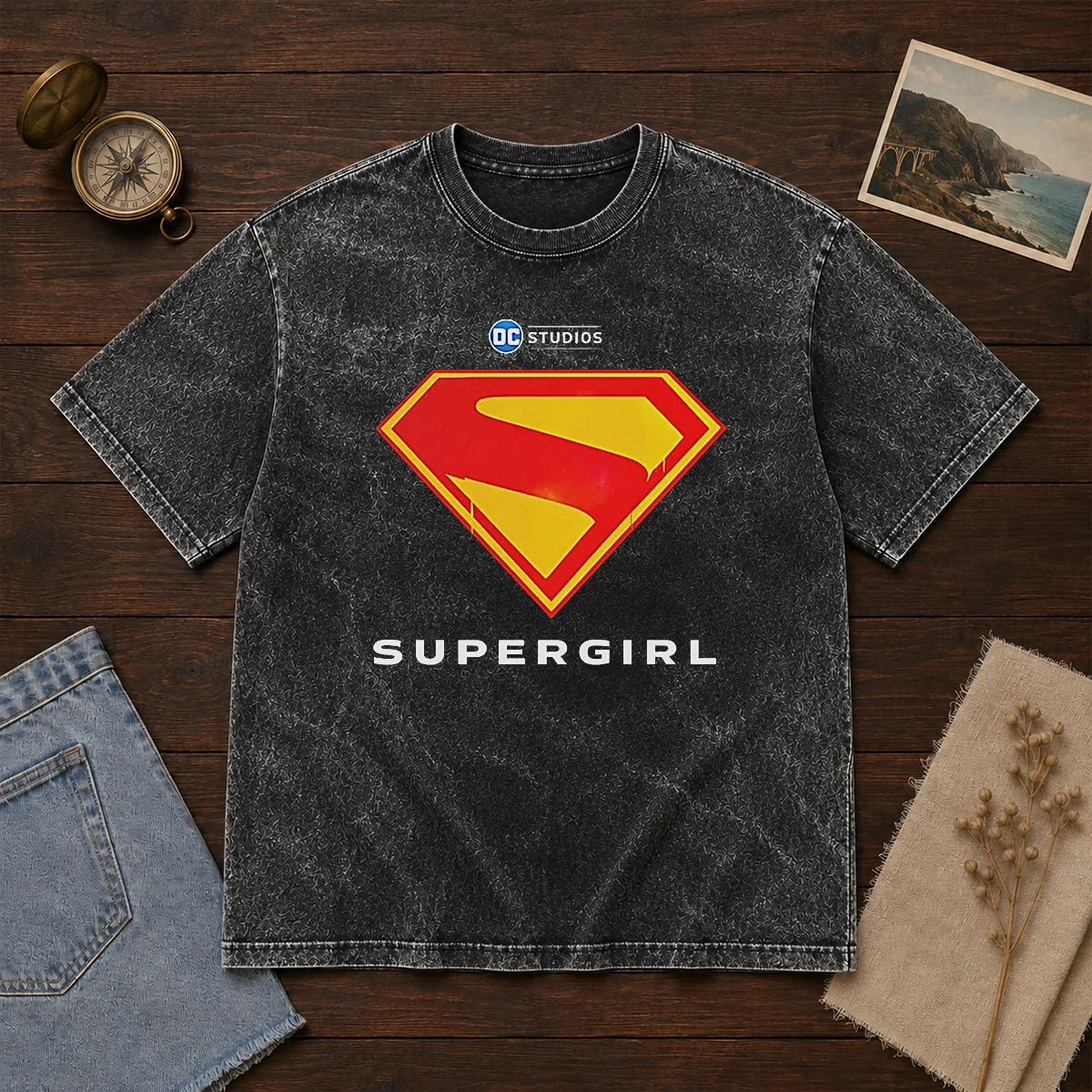 Premium Supergirl DC Studios Logo Shirt - Image 8