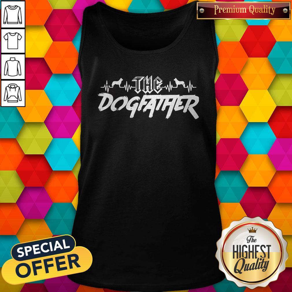 The Dogfather Dog Dad Fathers Day Shirt - Image 3