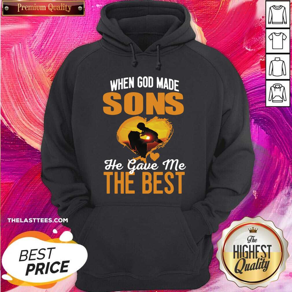 Good When God Made Sons He Gave Me The Best Shirt - Image 5