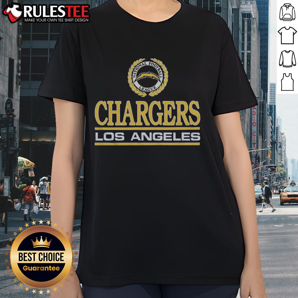 Awesome Los Angeles Chargers Crest T-Shirt - Image 3