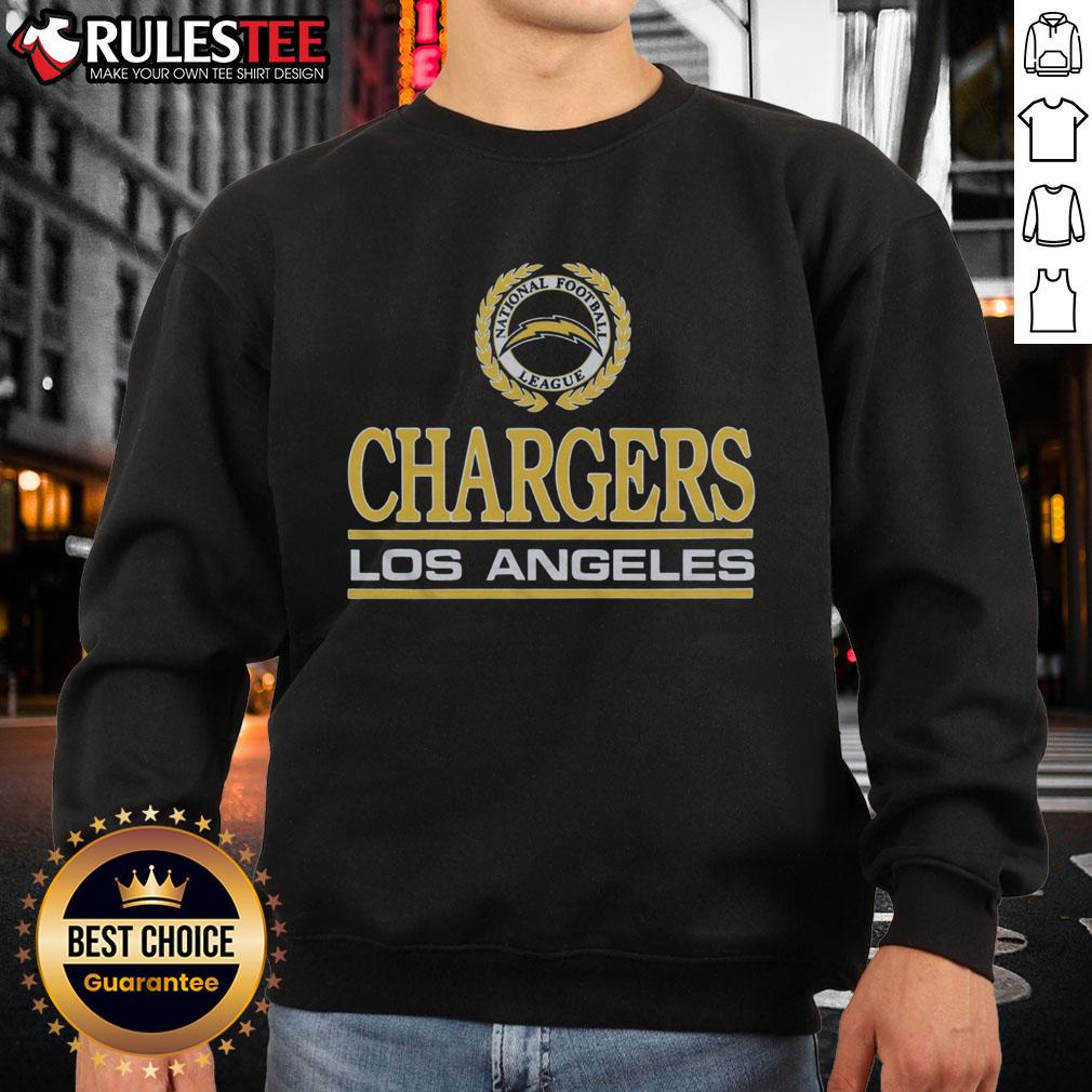 Awesome Los Angeles Chargers Crest T-Shirt - Image 5