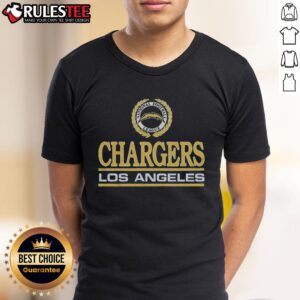 Awesome Los Angeles Chargers Crest T-Shirt