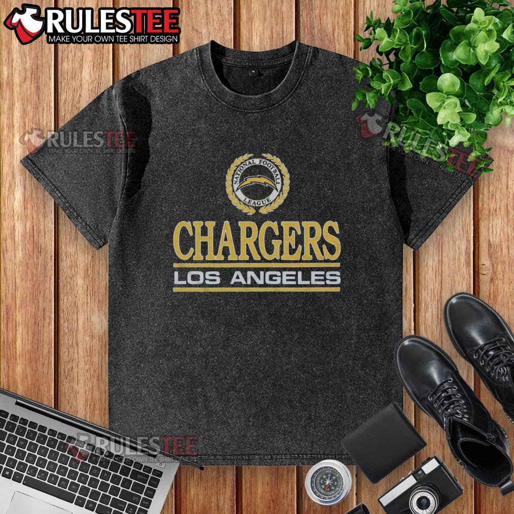 Awesome Los Angeles Chargers Crest T-Shirt - Image 6