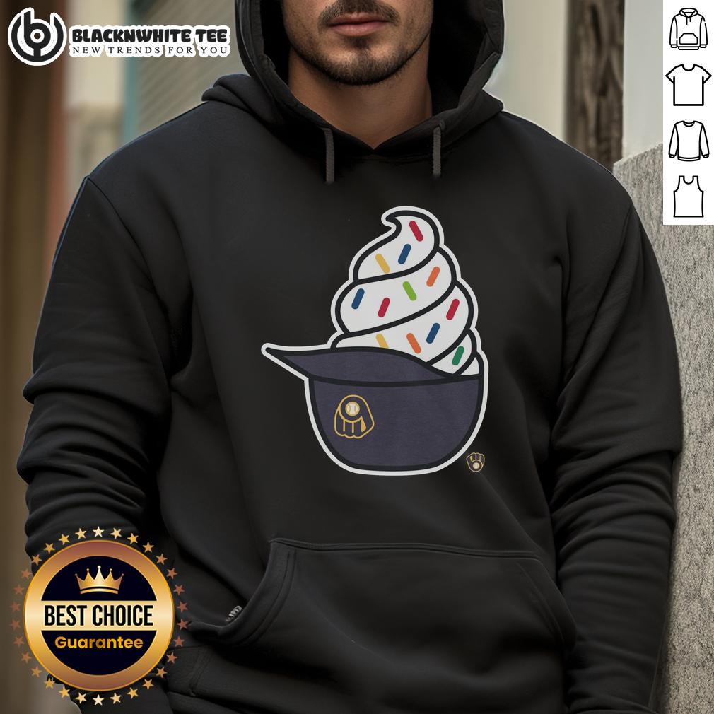 Pretty Milwaukee Brewers Ice Cream T-Shirt - Image 2