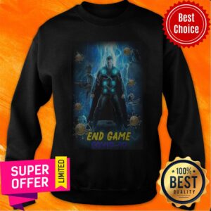 Alternative view of Nice Warrior Repel Covid 19 End Game Shirt