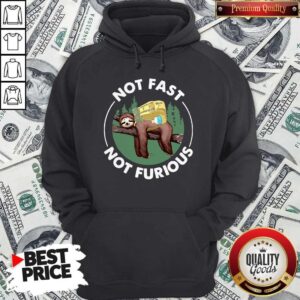 Alternative view of Sloth Camping Not Fast Not Furious Shirt