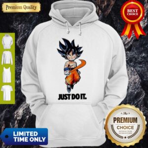 Alternative view of Top Nike Dragon Ball Super Goku Just Do It Shirt