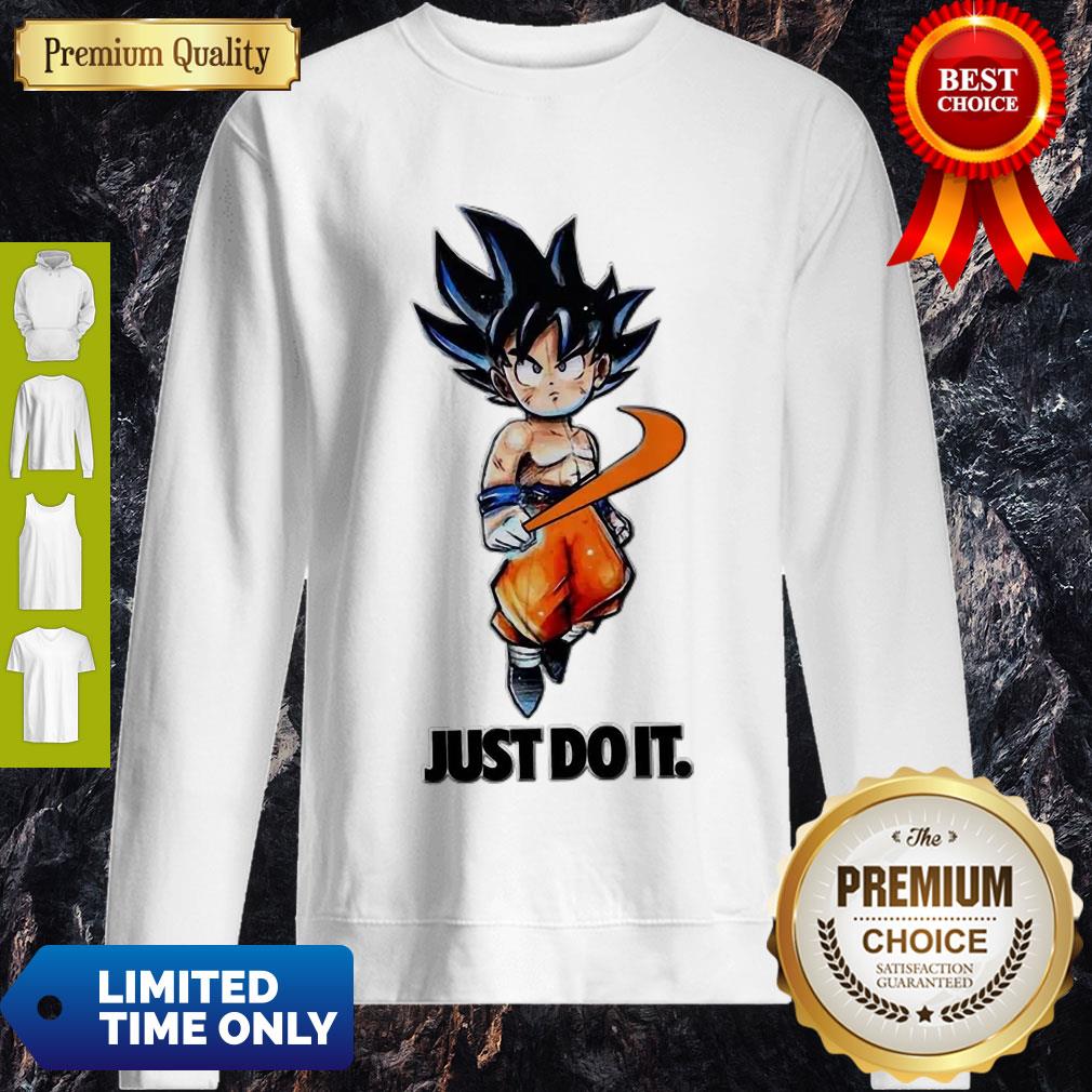 Top Nike Dragon Ball Super Goku Just Do It Shirt - Image 3