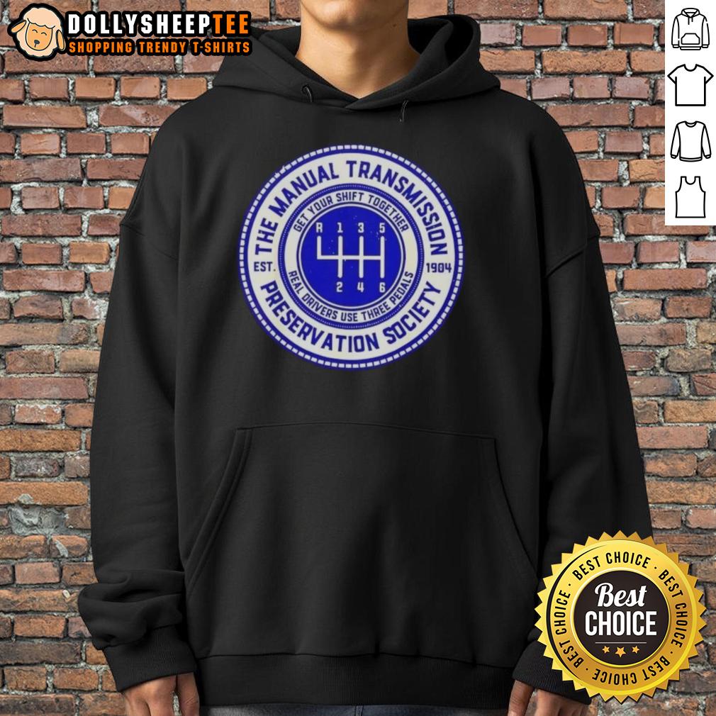 Nice The Manual Transmission Preservation Society Est 1904 Vintage T-Shirt - Image 2