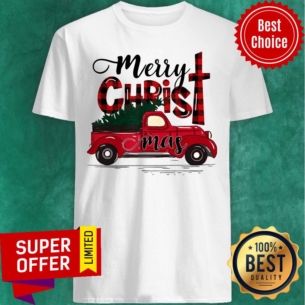 Awesome Truck Merry Christmas Shirt