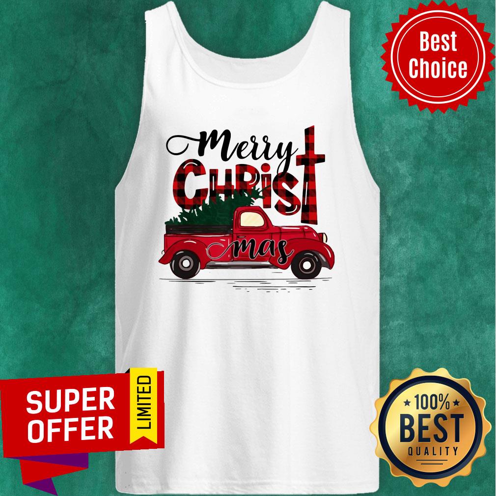 Awesome Truck Merry Christmas Shirt - Image 4