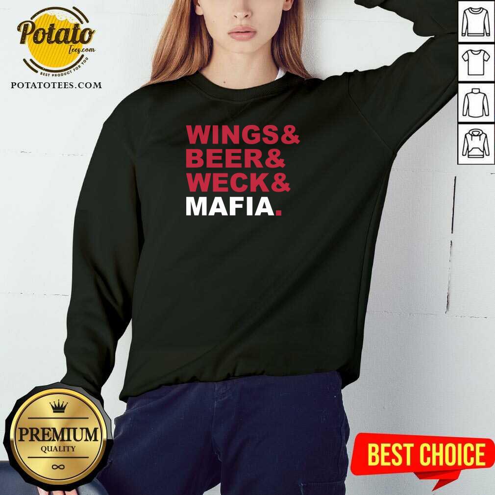 Funny Buffalo Bills Wings And Beer And Weck And Mafia Shirt - Image 4