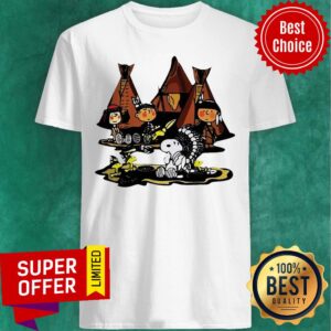 Funny The Peanuts Snoopy and Friends Native American Shirt