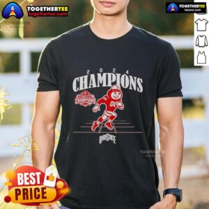 Top Ohio State Football 2024 National Champions Mascot T-Shirt