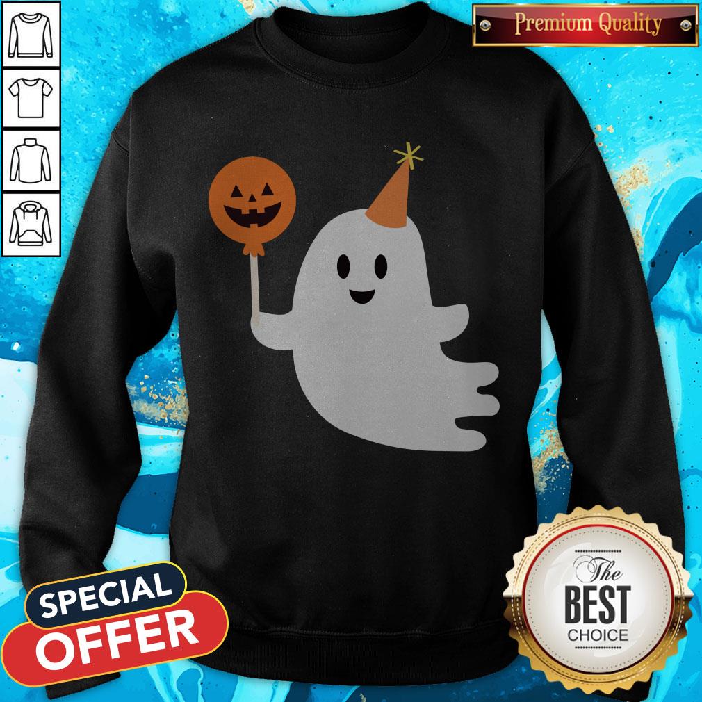 Cute Ghost With Candy Halloween Day 2020 Shirt - Image 4
