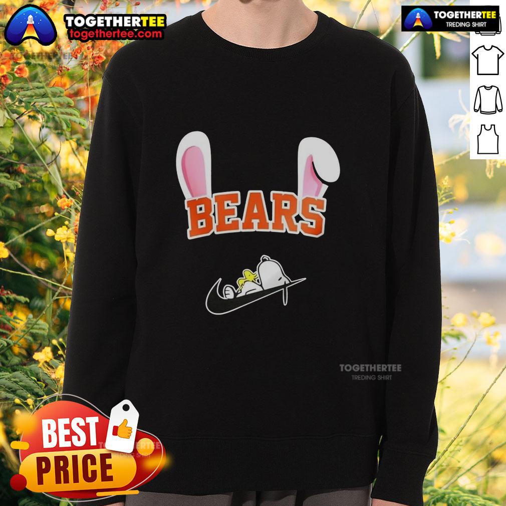 Good Chicago Bears X Snoopy Happy Easter T-Shirt - Image 5